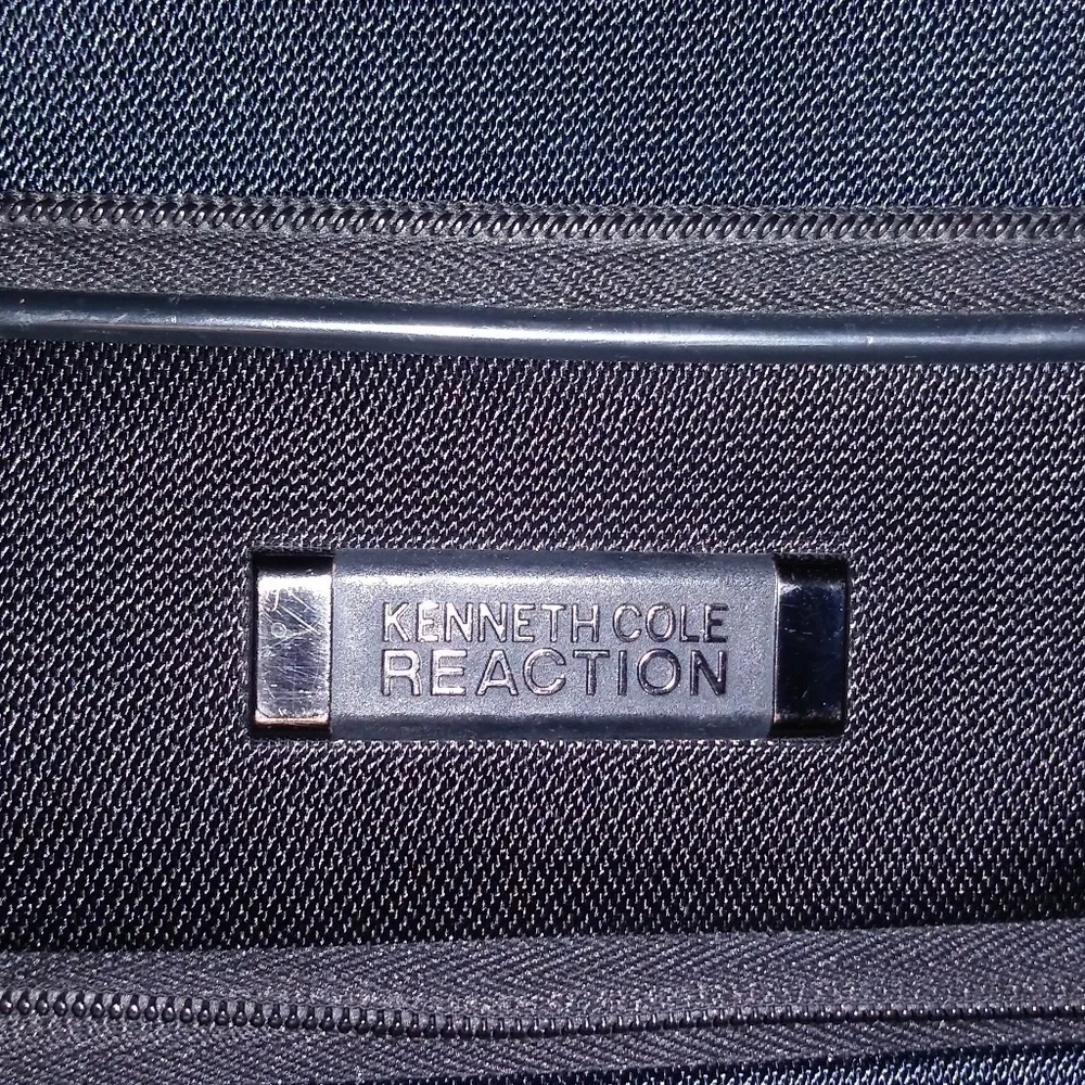 Kenneth Cole Reaction Laptop bag EZ Scan vegan leather and canvas 17